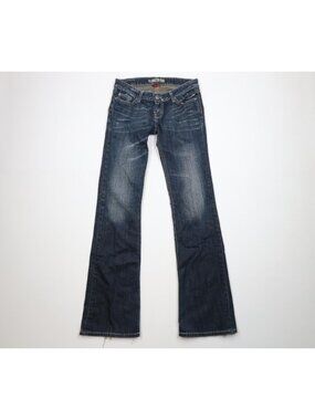 Vintage Y2K Buckle BKE Stella Flared Denim Jeans Womens Size 29 Stretch Blue